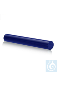 Gekleurde staven in borosilicaatglas 3.3. diameter 9 x 1200 L, blauw